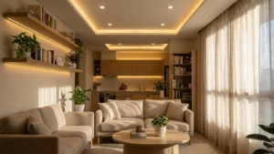 دکوراسیون داخلی منزل کوچک + ۱۲ ایده طلایی برای خلق فضایی لوکس و دلباز