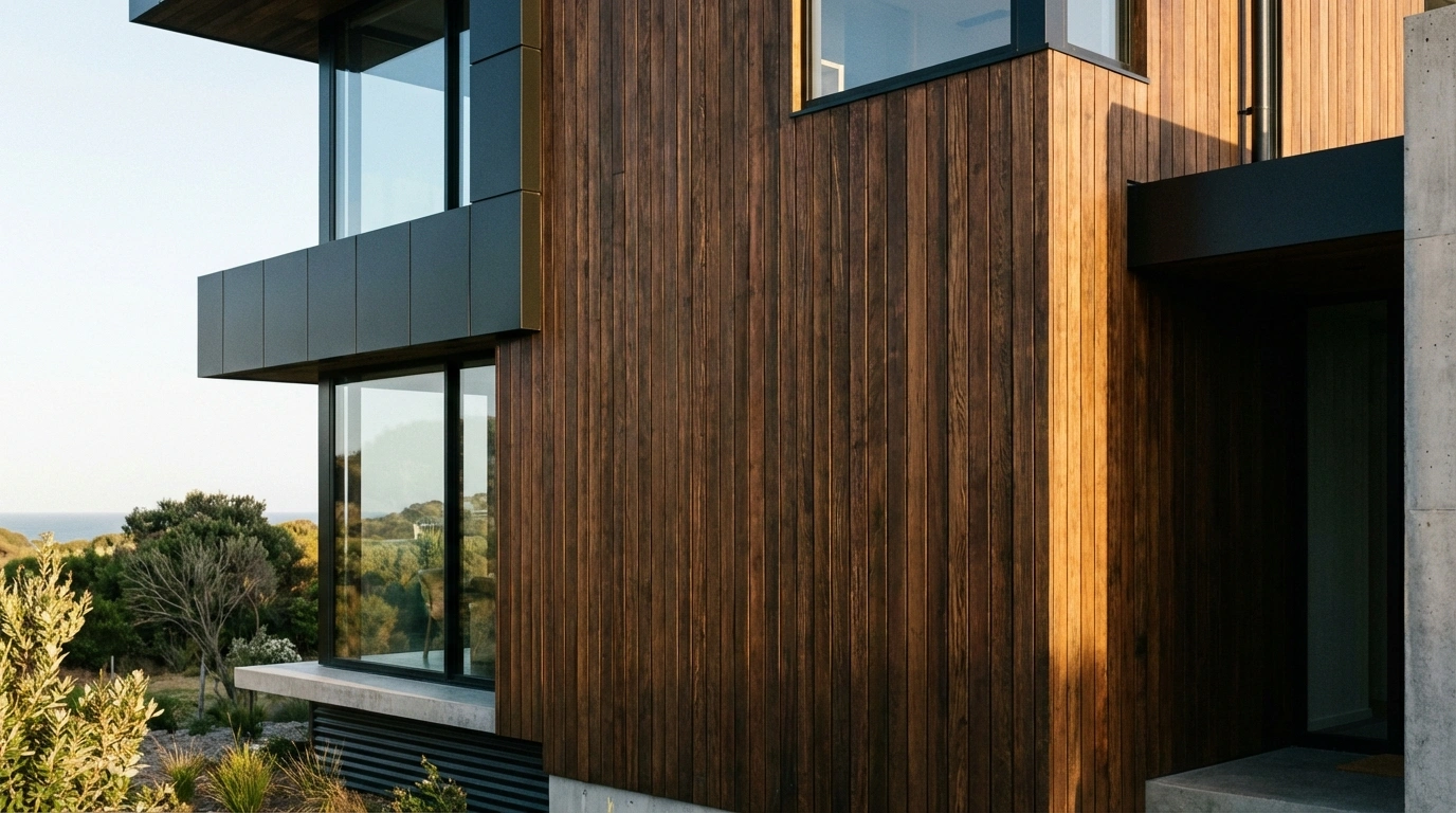 مزایای تولید ترمووود از چوب سپیدار برای نمای ساختمان