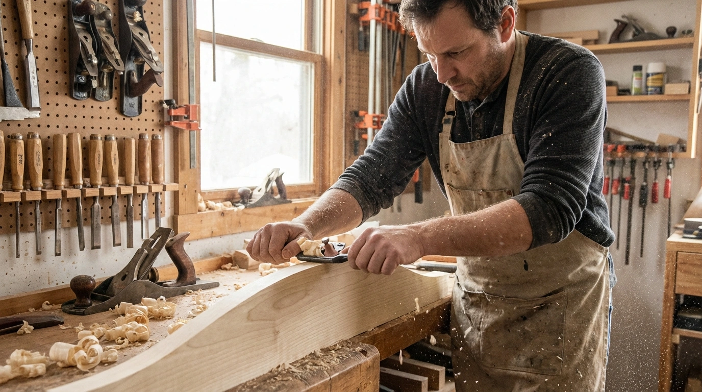 انعطاف‌پذیری و قابلیت شکل‌دهی چوب سپیدار در دکوراسیون