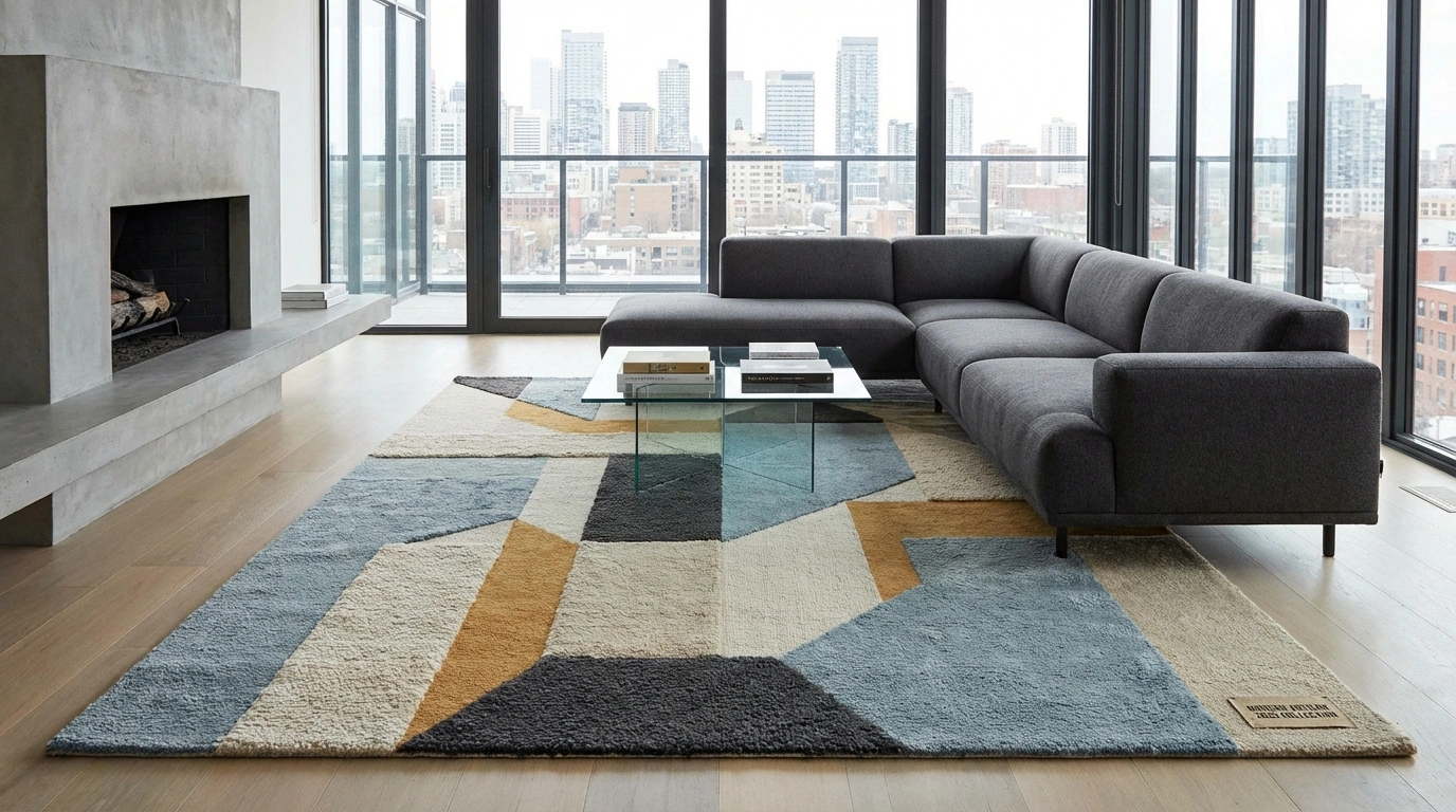 فرشهای هندسی با بافت نامنظم