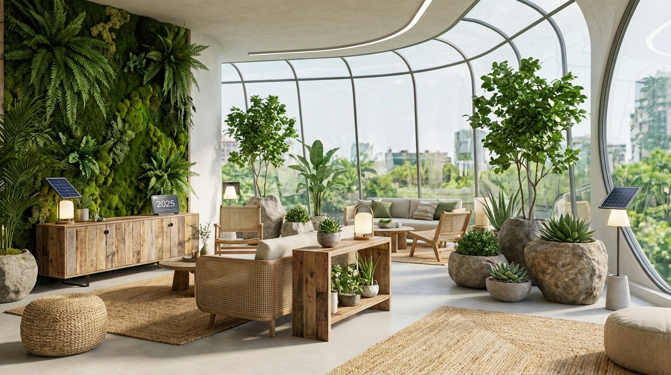 دیوارهای سبز و طراحی بیوفیلیک