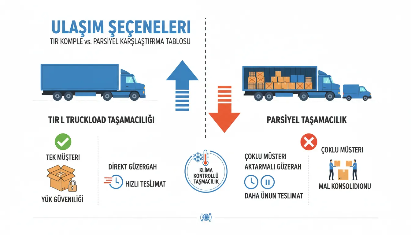 Lojistik Rotalar ve Nakliye Seçenekleri