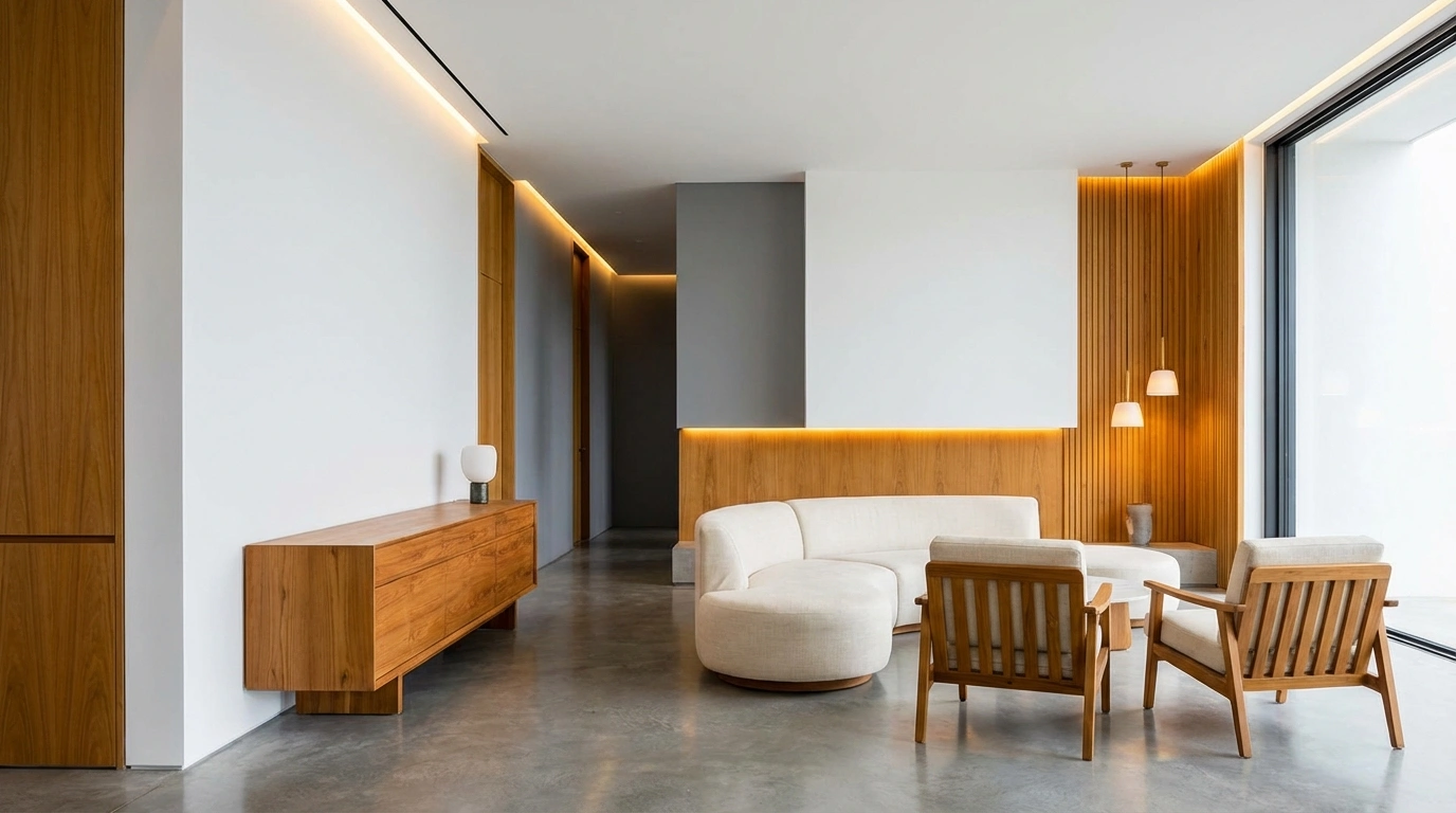 ساج در دکوراسیون روستیک و مدرن: فلسفه طراحی زد دیزاین