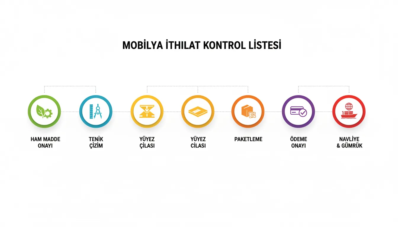 İran'dan Mobilya Satın Alırken Kullanılacak Teknik Çeklist