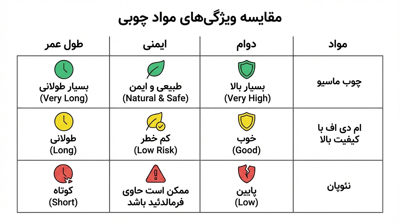 بهترین متریال برای ساخت تخت نوزاد و کمد بچه ایمن و باکیفیت