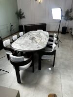 میز ناهارخوری سرامیکی مدل کامفورد - Image 6