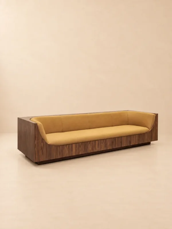 کاناپه راحتی ۳ نفره تمام چوب مدل بوکله - Image 3